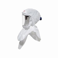 Versaflo 7000002348 S Series Hood Assembly, Standard, For Use With 3M Powered Air Purifying and Supplied Air Respirator Systems, White