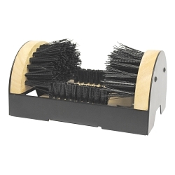 Weiler 44391 Boot Cleaning Brush, Black Nylon Bristle, Metal Frame