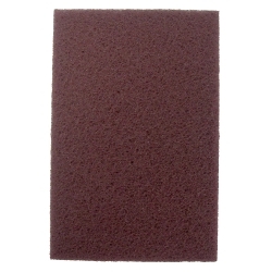 Weiler 51444 Industrial Grade Hand Pad, 9 in L, 6 in W/Dia, Coarse/Medium Grade, Aluminum Oxide Abrasive